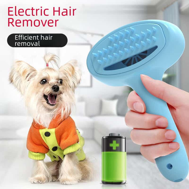 Electric hair remover for pets, gentle dog hair removal tool, pet grooming electric dehairer, efficient pet hair remover device, Monalisa Medical store pet grooming equipment.