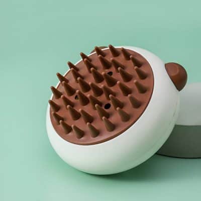 Stylish scalp massager with multiple silicone massage nodes for relaxing scalp stimulation, available at Monalisa Store for hair care and scalp health.