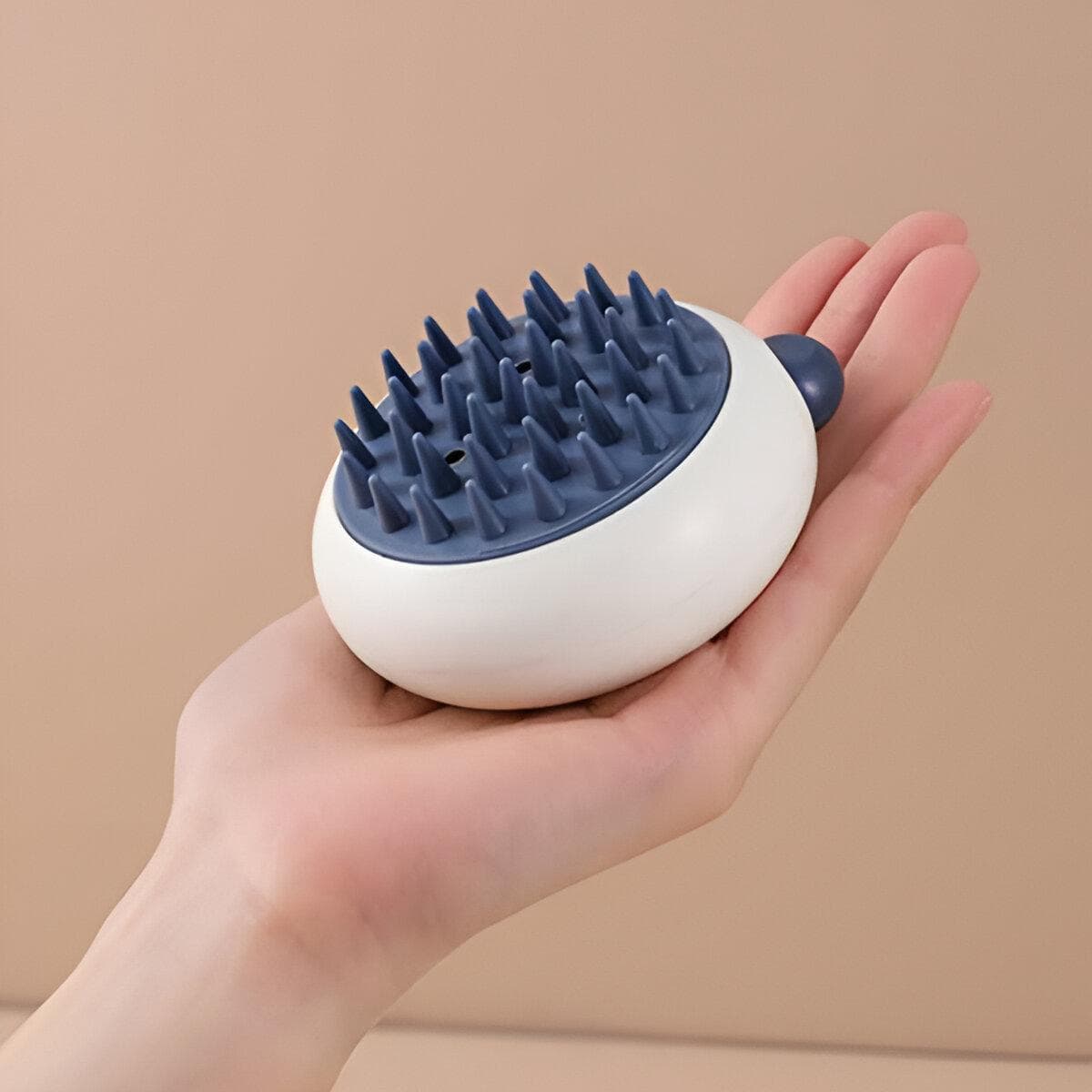 Electric scalp massager for relaxation and hair stimulation with adjustable settings, designed for scalp health, stress relief, and enhanced circulation from Monalisa Store.