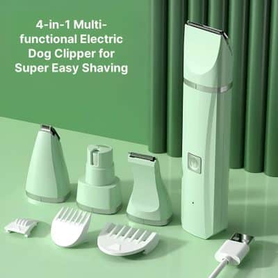 Electric dog clipper grooming kit for easy, efficient pet trimming and shaving at Monalisa Store | Pet grooming equipment for professional and home use.