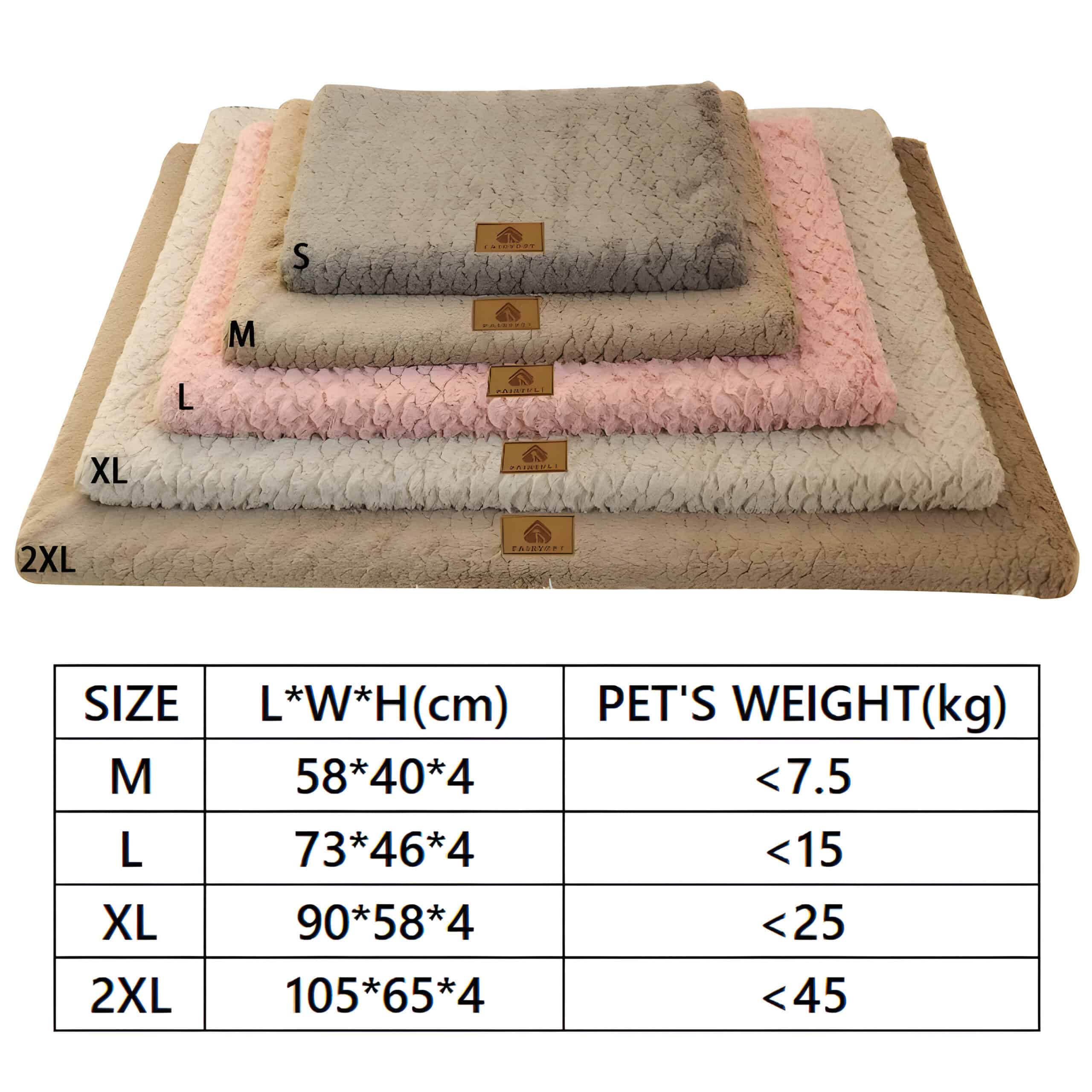 Soft pet blankets in multiple sizes, ideal for comfort and warmth, available at Monalisa Store for pet owners seeking high-quality pet accessories.