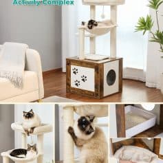 Cats scratching post, cat tree with multiple levels for resting and activity, ideal for indoor cats—Monalisa Medical store offers pet furniture designed for comfort and entertainment.