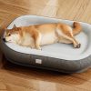 Comfortable dog bed with soft fabric and supportive cushioning for pets, ideal for small to medium-sized dogs, stylish and cozy, perfect for pet relaxation at Monalisa Store.
