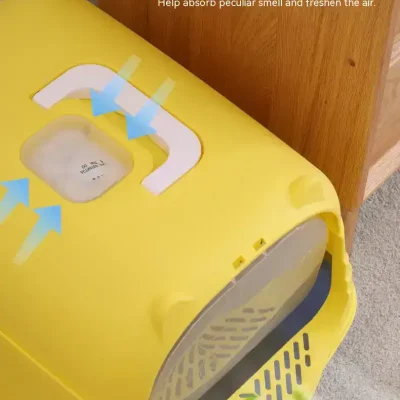 Deodorant container with top deodorant compartment, ideal for absorbing peculiar smells and freshening the air, displayed at Monalisa Medical Store.