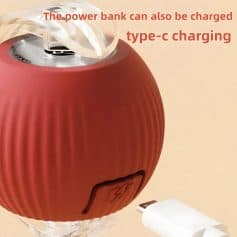 Power bank with Type-C charging port, compact and portable energy source for electronic devices. Perfect for convenient charging on the go.