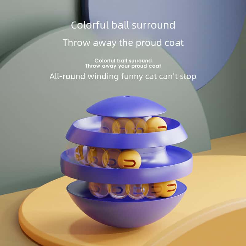 High-quality image of colorful ball-surround optic storage device for contact lenses at Monalisa Store, highlighting innovative eye care solutions.