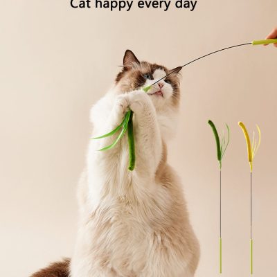 Artificial catnip toys for cats, made with artificial seta­ria herb to promote playful behavior and entertainment, ensuring your cat stays happy and active every day.