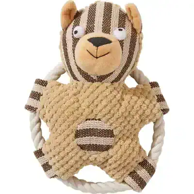 Soft plush lion teether toy with fabric rattle and textured surface, ideal for soothing teething babies and promoting sensory development. Perfect for newborns and infant playtime.