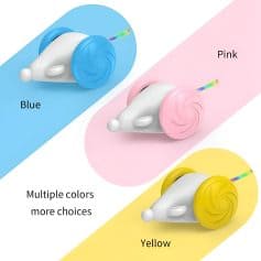 Colorful portable wireless ear cleaner with different color options for optimal ear hygiene, including blue, pink, and yellow, designed for safe and easy ear cleaning at home or on the go.