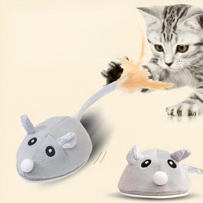 Soft plush mouse toys with realistic features, ideal for cats, from Monalisa Store. Designed for feline entertainment and play, these mouse plush toys are perfect for pet lovers.