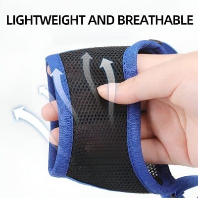 Breathable and lightweight medical wrist support with mesh fabric for optimal comfort, ideal for injury prevention and recovery during physical activities or daily wear.