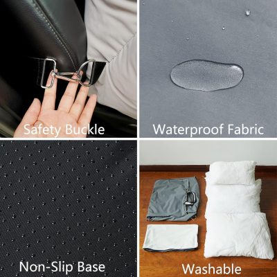 Comfortable and washable medical cushion with waterproof fabric, non-slip base, safety buckle, ideal for patient comfort and safety. Perfect for medical settings, chairs, or car seats.