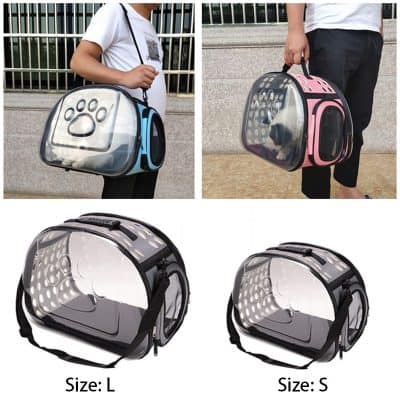 Cat carrier dog carrier pet travel backpack with breathable mesh, suitable for small and medium animals, portable pet carrier for cats and dogs.
