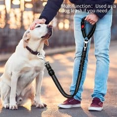 Durable dog leash with multifunctional use for walking, training, and outdoor activities, perfect for pet owners seeking reliable pet accessories at Monalisa Store.