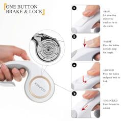 Locket keyless remote control with one-button brake and lock feature for pet safety and convenience at Monalisa Medical store.