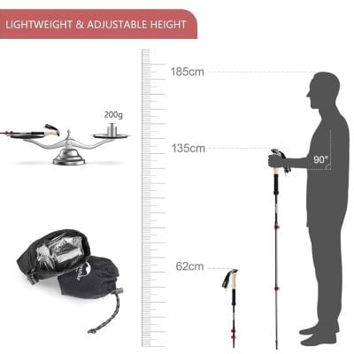 Adjustable lightweight walking cane with ergonomic grip for enhanced mobility and stability, ideal for seniors or those with mobility challenges.