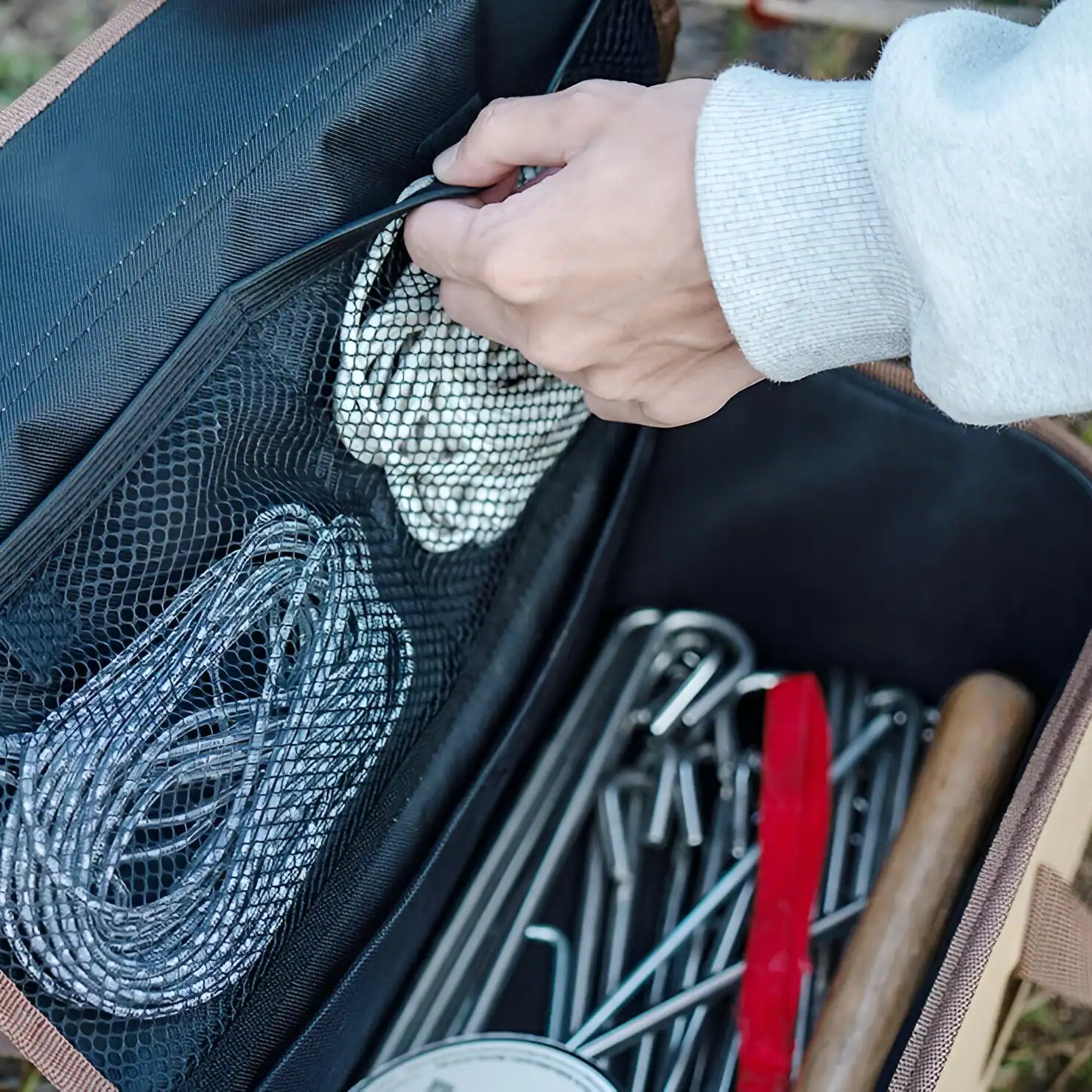 Adjustable surgical instruments and medical supplies organized in a portable case for easy access. Ideal for healthcare professionals and clinics needing on-the-go sterilized tools and surgical accessories.