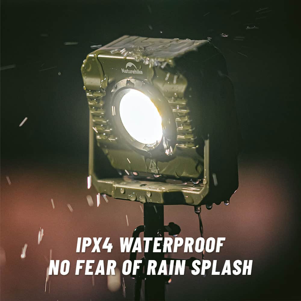 Heavy-duty waterproof outdoor LED light for maximum visibility and durability in rain, splash, and harsh weather conditions, ideal for professional or outdoor use.