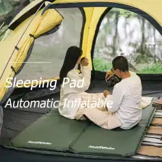 Sleeping pad, automatic inflatable camping mattress, portable outdoor sleeping mat for camping and backpacking, Naturehike inflatable sleeping pad for backpackers and hikers, compact camping gear.
