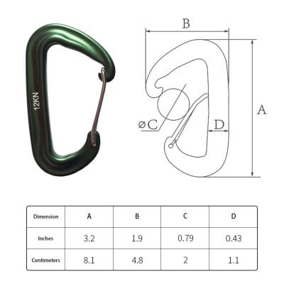 High-quality metal carabiner clip for outdoor gear and climbing equipment, featuring secure locking mechanism and durable construction. Ideal for hiking, camping, and adventure sports.