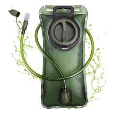 Portable medical IV fluid bag with adjustable valve and infusion tube for healthcare use.