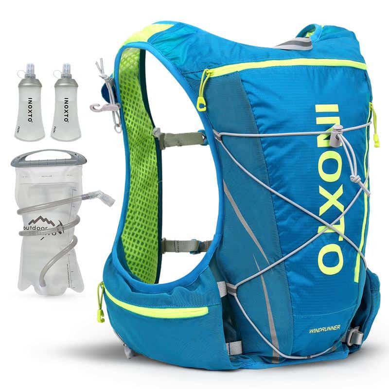 Water bladder with drinking tube for outdoor sports and hydration, designed for use with the Monalisa Store hydration backpack.