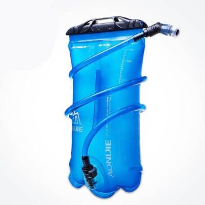 Blue water bottle with integrated drinking straw for fitness at Monalisa Medical store, ideal for hydration solutions and health accessories.