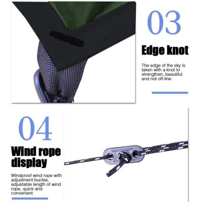 Edge knot for improved strap strength and durability in optometric equipment.