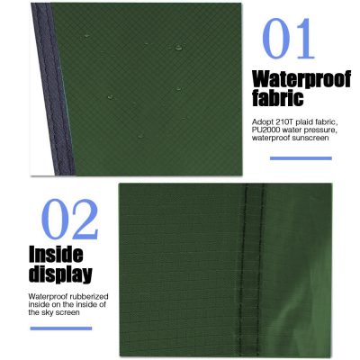 Waterproof fabric with water-resistant coating, ideal for sunglasses and eyeglasses, durable, and protective.