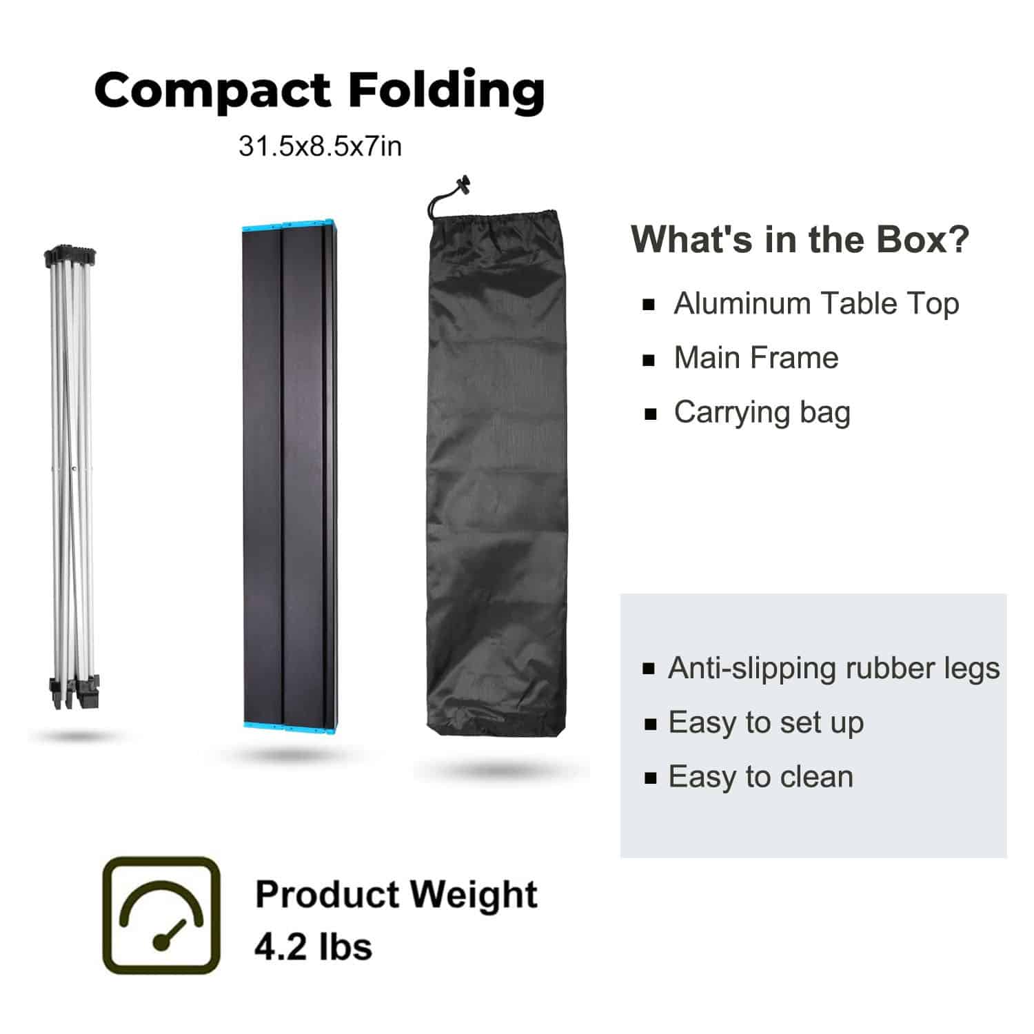 Foldable portable optical frames, adjustable anti-slip rubber legs, lightweight 4.2 lbs, easy to clean, ideal for eye exams and eyewear displays at Monalisa Medical Store.
