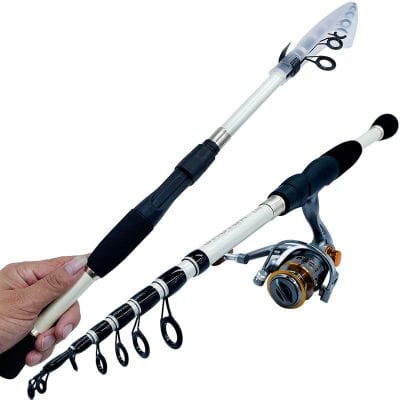 High-quality fishing rod with reel, ideal for freshwater and saltwater fishing at Monalisa Medical Store. Durable, lightweight fishing gear for anglers of all levels.