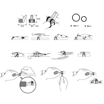 Precision fishing tackle components for optimal performance at Monalisa Store, featuring size specifications, assembly guides, and product details for anglers and fishing enthusiasts.