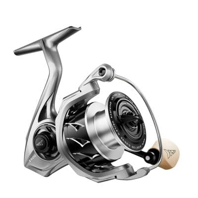 High-quality fishing reel with modern design, durable materials, and smooth operation, perfect for freshwater and saltwater fishing enthusiasts.