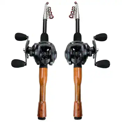 High-quality fishing reels with ergonomic handles, perfect for freshwater and saltwater fishing, offering smooth operation and durability for anglers.