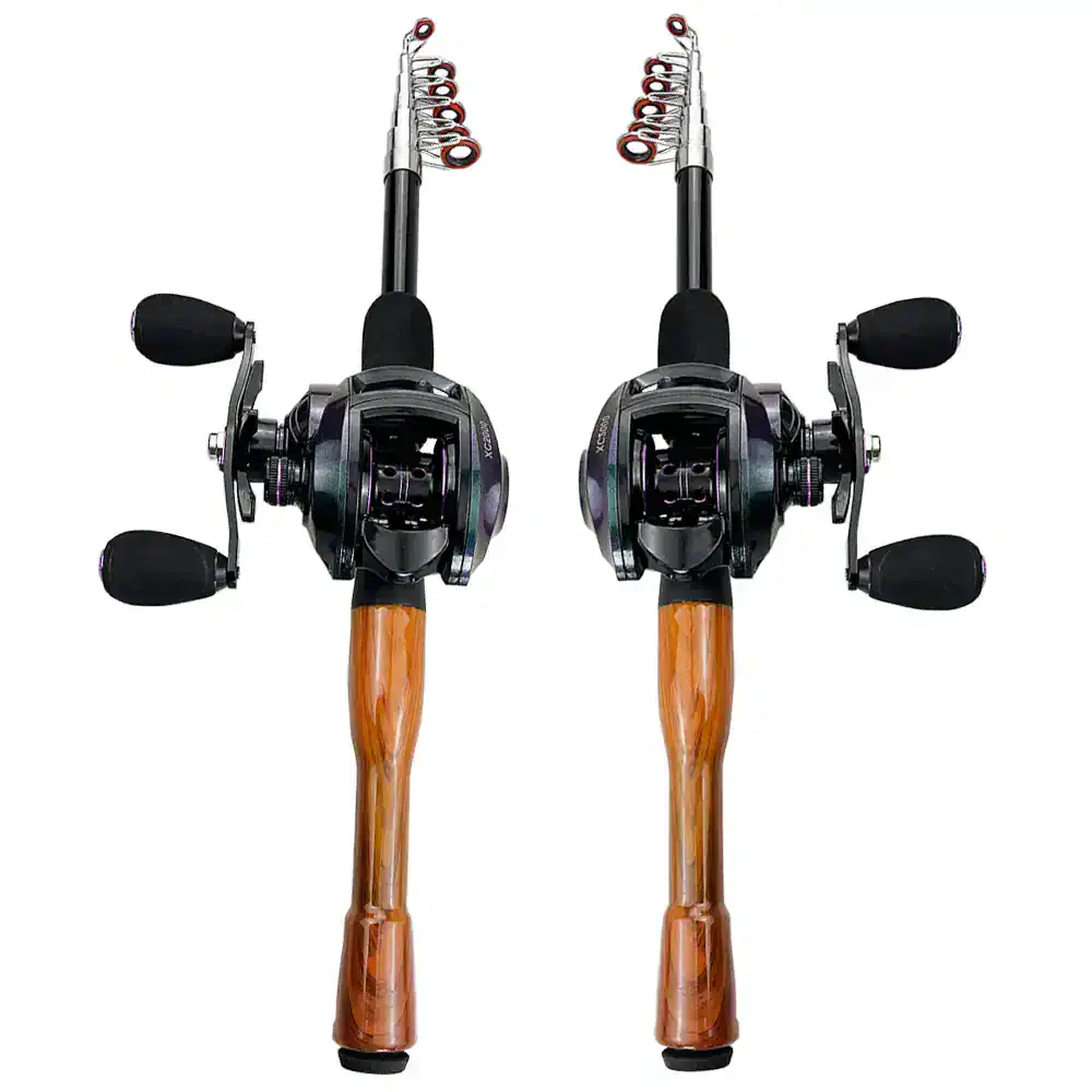 High-quality fishing reels with ergonomic handles, perfect for freshwater and saltwater fishing, offering smooth operation and durability for anglers.