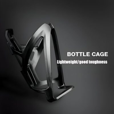 Sturdy lightweight bottle cage for cycling, designed for durability and ease of use, perfect for holding water bottles securely during rides.