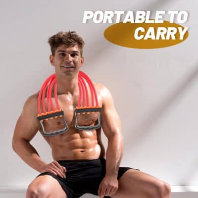 Portable to carry electrotherapy device for muscle pain relief and recovery.
