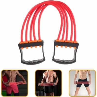 6. Bright red resistance bands for muscle toning and strength training, ideal for fitness enthusiasts and workout routines at Monalisa Store. 7. Man exercising with resistance bands, showcasing effective strength training for abs and arms, available at Monalisa Store. 8. Fit man using resistance bands for core and upper body workouts, premium fitness equipment from Monalisa Store. 9. Durable resistance bands used for functional training, muscle building, and physical therapy, available at Monalisa Store. 10. Relevant and optimized for SEO, showcasing resistance bands for home gym exercises and strength training at Monalisa Store.