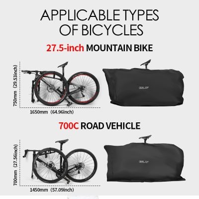 Bike storage bag for bicycles, waterproof bike bag, bicycle accessory, bike travel bag, Monalisa Medical.