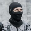 Balaclava face mask for extreme weather sports protection, black thermal headgear, versatile outdoor gear for motorcycle, skiing, snowboarding, and winter activities, breathable and adjustable, Monalisa Medical store.