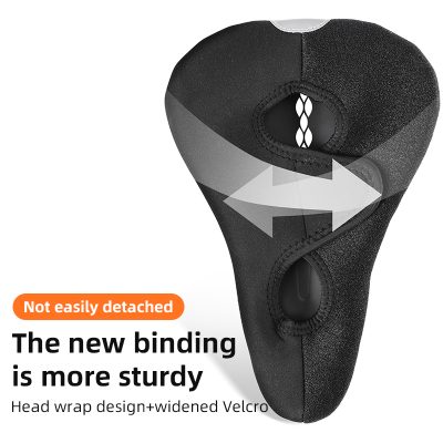 Rubber bike handlebar grip with anti-slip design and adjustable strap for enhanced comfort and control.