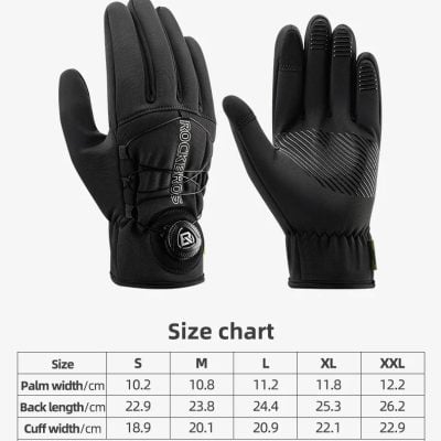 Black high-performance tactical gloves with touchscreen fingertips, ideal for outdoor sports and work protection, featuring adjustable wrist closure and durable materials.