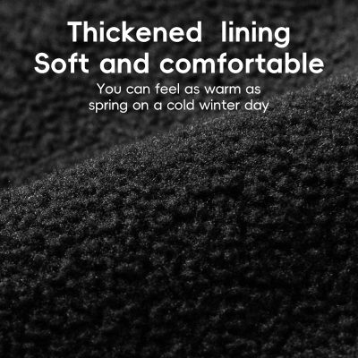 Thickened linings for warm, soft, and comfortable winter clothing; ideal for cold weather conditions, providing cozy insulation.