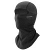 Black thermal face mask and neck gaiter by RockBros, perfect for outdoor activities and winter sports, offering warmth and protection.