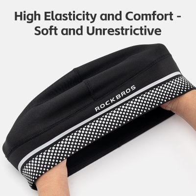 High elasticity and comfort sports headband by RockBros, soft and unrestrictive for active lifestyles.