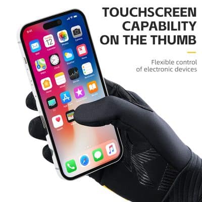 Touchscreen capability on the thumb for electronic devices, flexible control, mobile phone interaction, monalisa store product, innovative tech accessory, smart device usability.