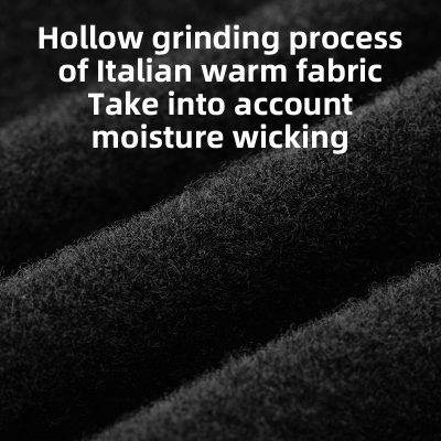 Soft Italian warm fabric with moisture-wicking properties for comfortable clothing and stylish fashion.