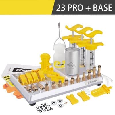 High-quality dental implant toolkit in yellow and silver, including drills, driver, and accessories for dental professionals, designed for precise implant procedures at Monalisa Store.