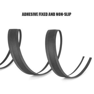 Stretchable black medical elastic band for support and therapy, ideal for sports injuries and orthopedic applications.