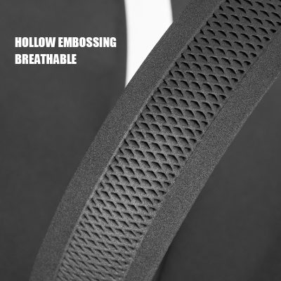 Shallow foam heel cushion with hollow embossing for breathable comfort, ideal for orthotic insoles and medical footwear. Designed for superior support and airflow.